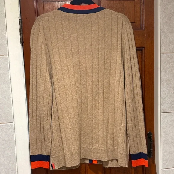 The Sinclair Cashmere Ribbed Cardigan - Picture 6 of 7